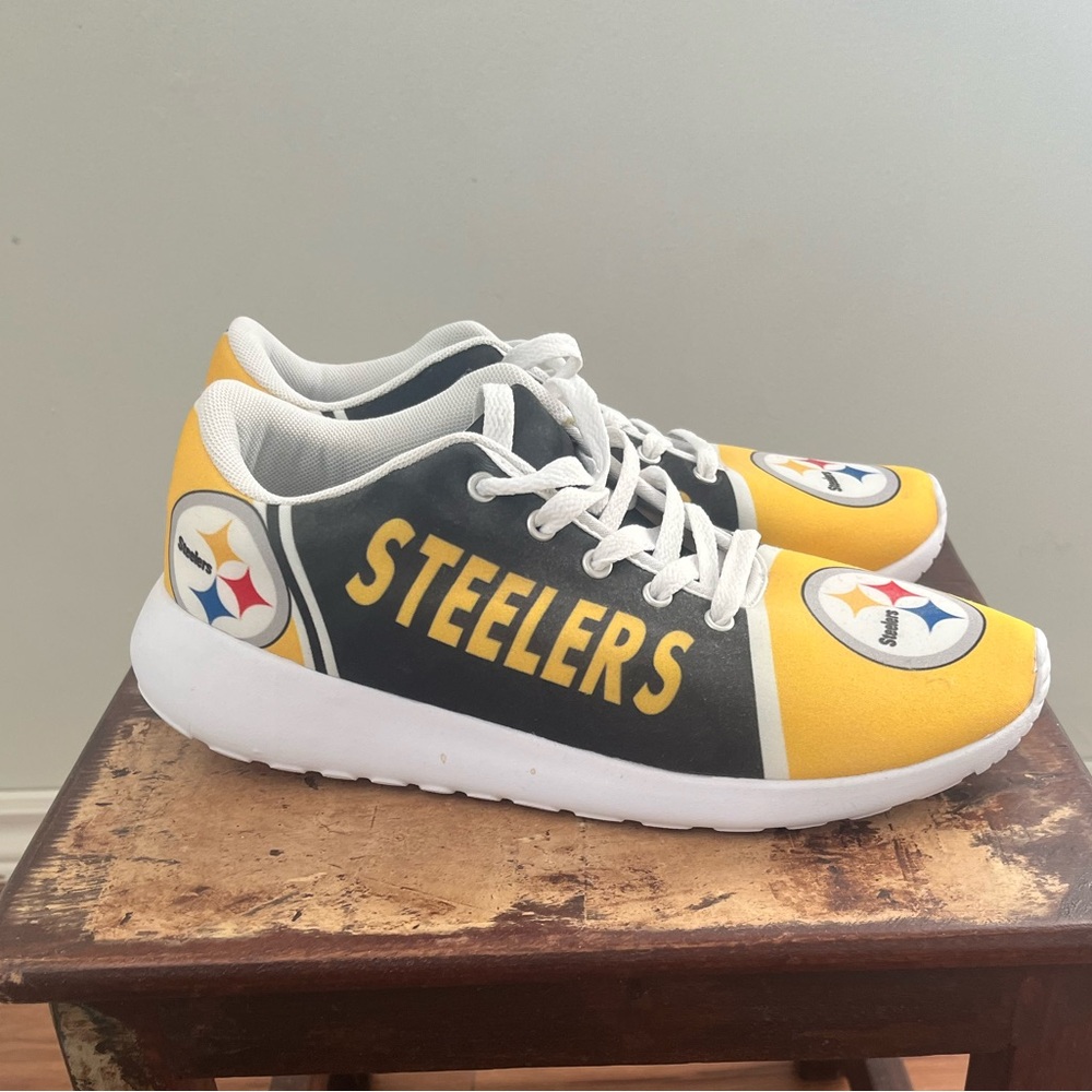 Steelers Kids Shoes - Yellow and Black